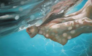 Original Figurative Nude Paintings by Valeria Pesce