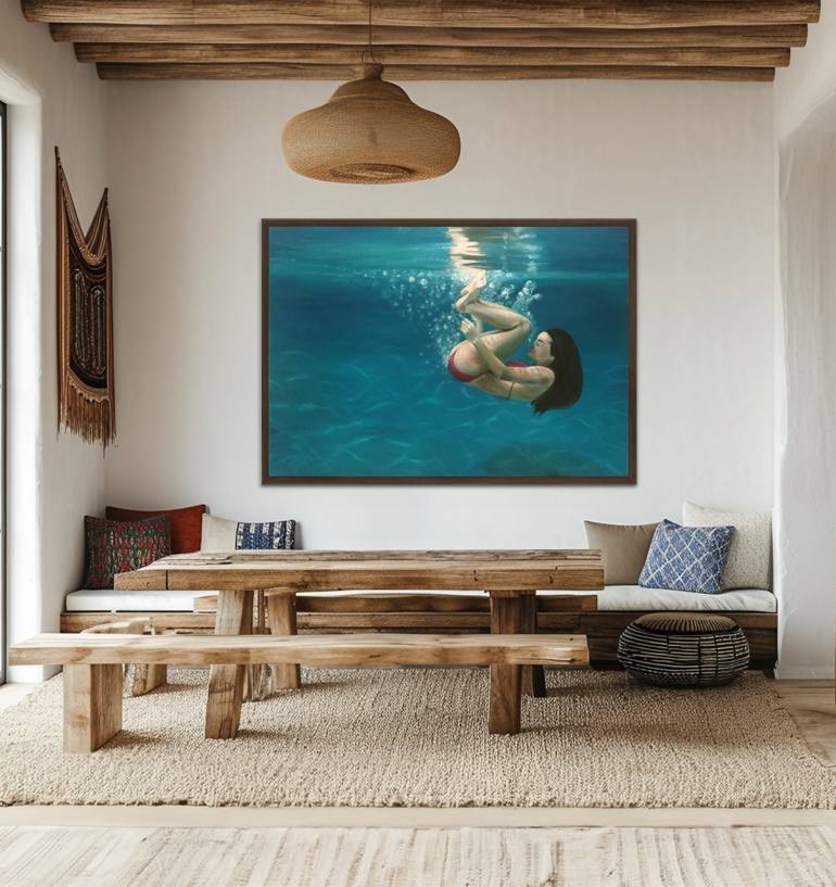 Original Figurative Women Painting by Valeria Pesce