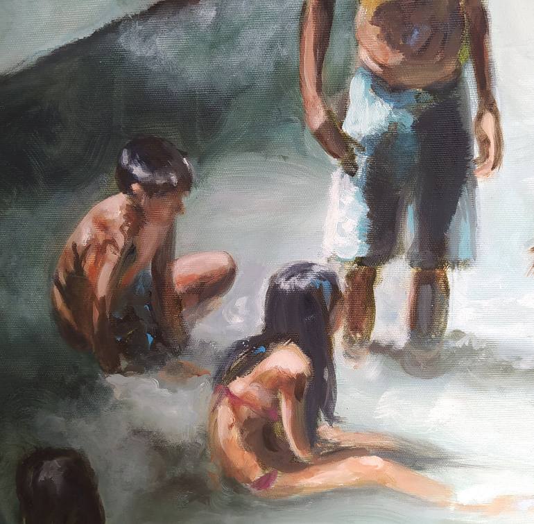 Original Figurative People Painting by Valeria Pesce