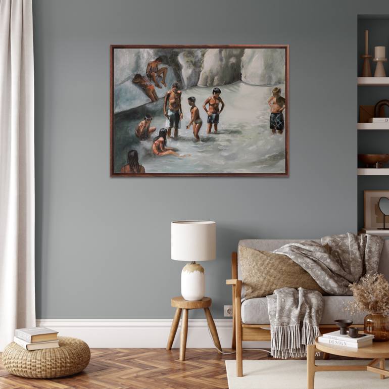 Original Figurative People Painting by Valeria Pesce