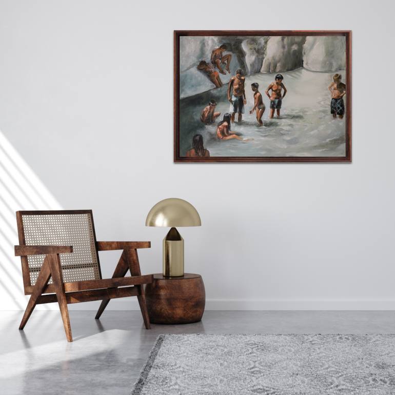 Original Figurative People Painting by Valeria Pesce