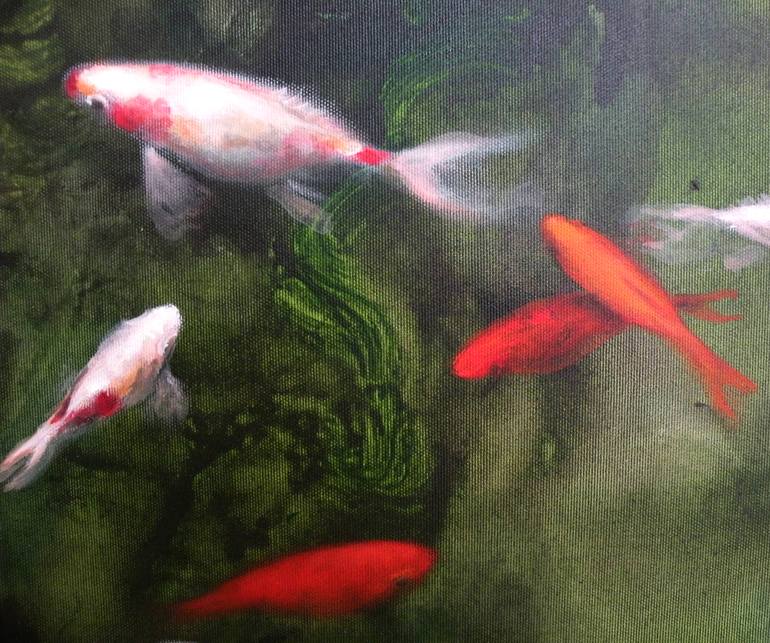 Original Fine Art Fish Painting by Valeria Pesce