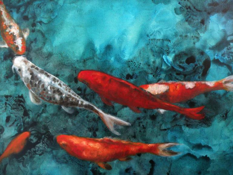 Original Figurative Animal Painting by Valeria Pesce