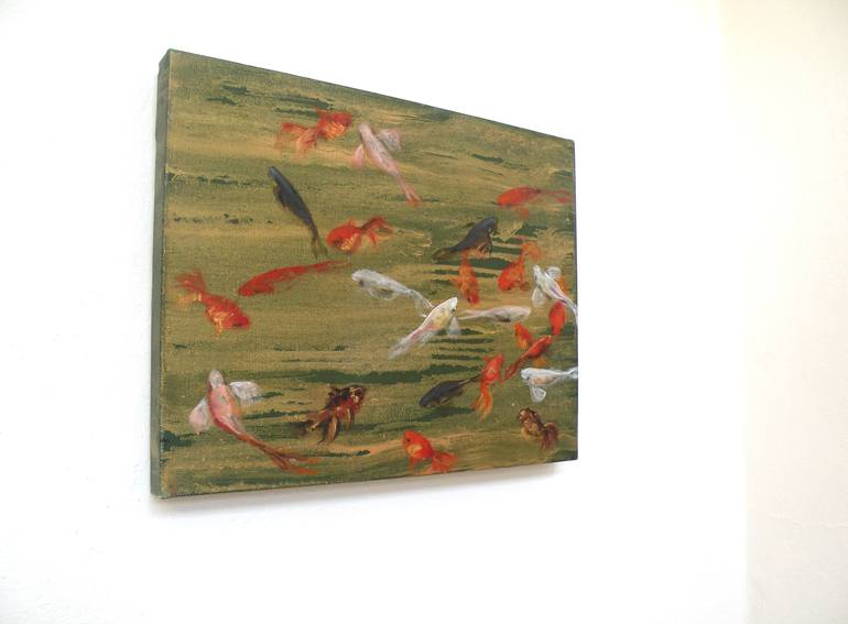 Original Modern Fish Painting by Valeria Pesce