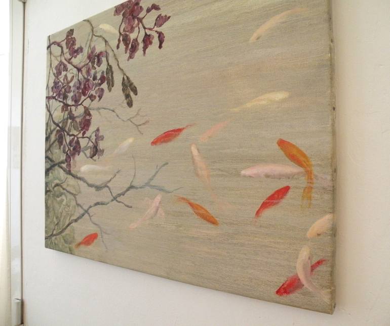 Original Fine Art Fish Painting by Valeria Pesce