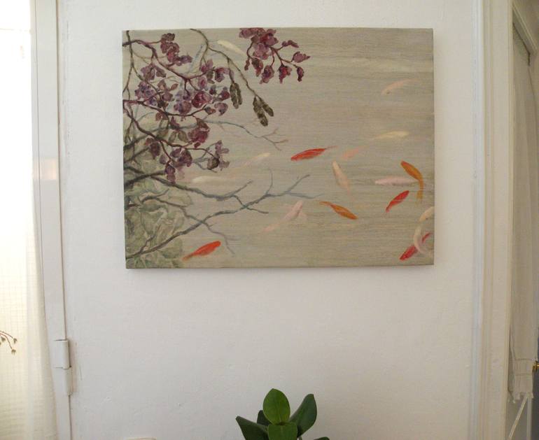 Original Fine Art Fish Painting by Valeria Pesce