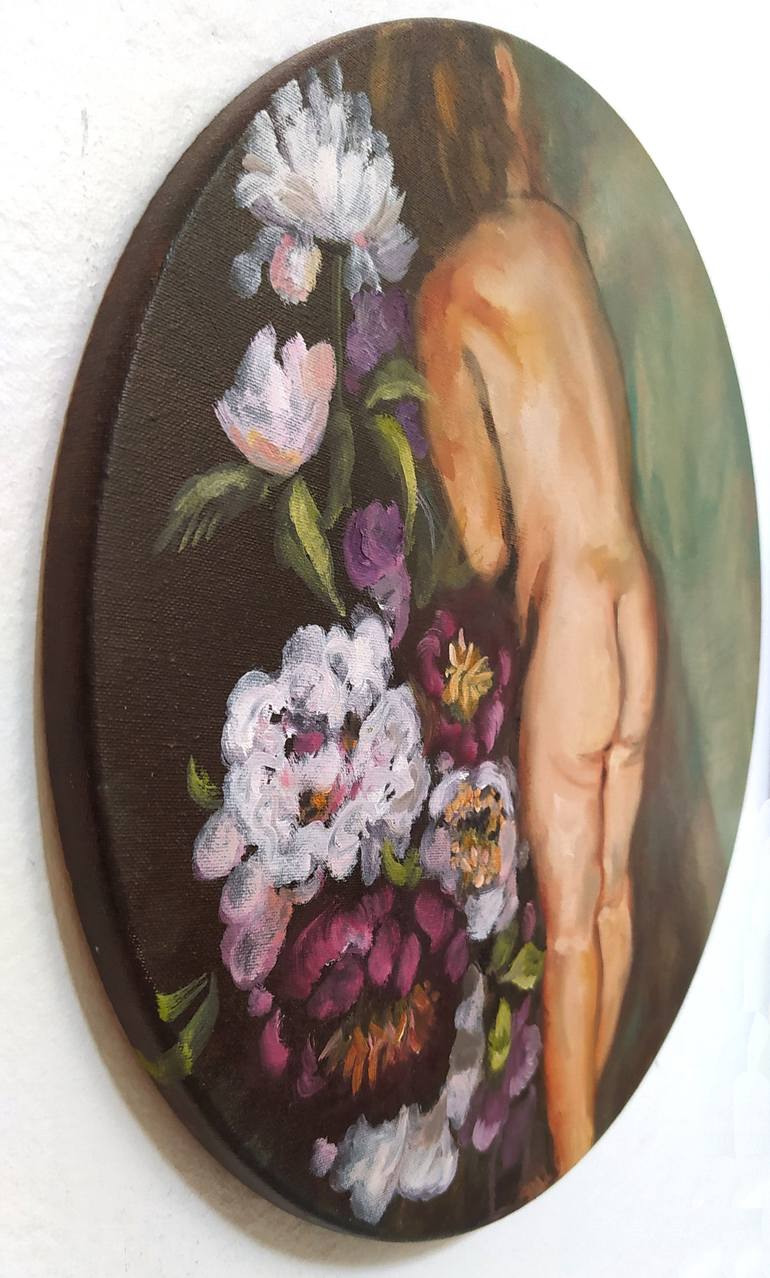 Original Baroque Children Painting by Valeria Pesce
