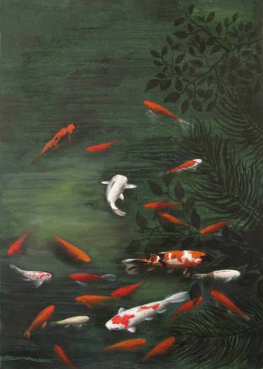 Original Fine Art Fish Paintings by Valeria Pesce