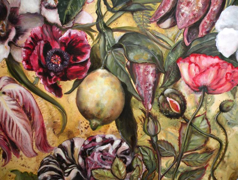 Original Fine Art Floral Painting by Valeria Pesce