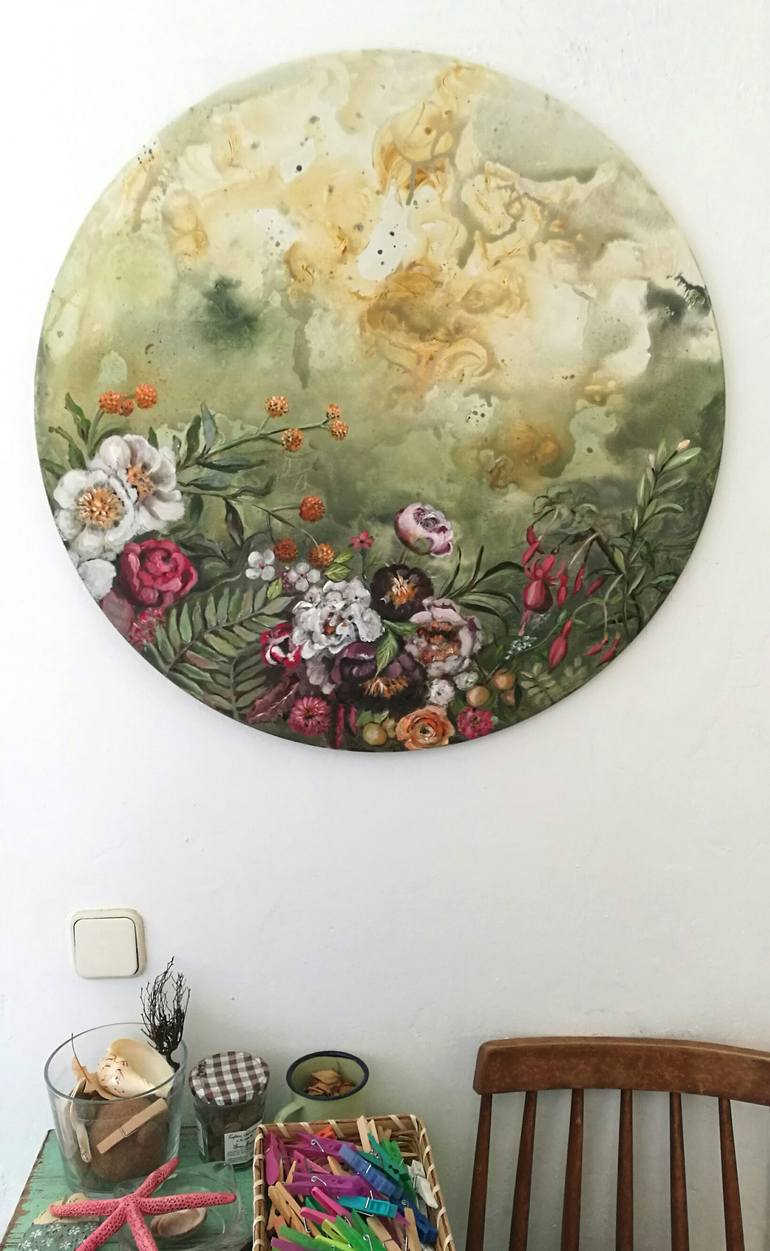 Original Floral Painting by Valeria Pesce