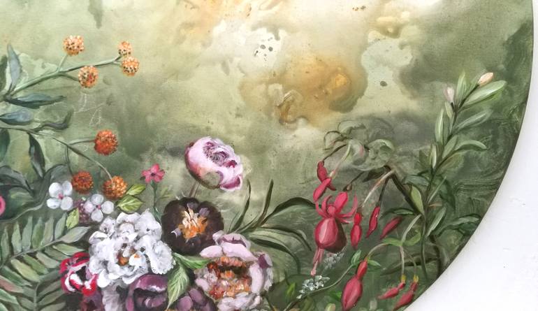 Original Floral Painting by Valeria Pesce