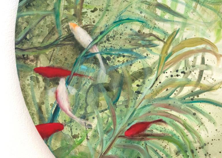 Original Fine Art Fish Painting by Valeria Pesce