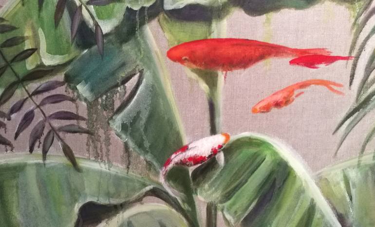 Original Fine Art Fish Painting by Valeria Pesce