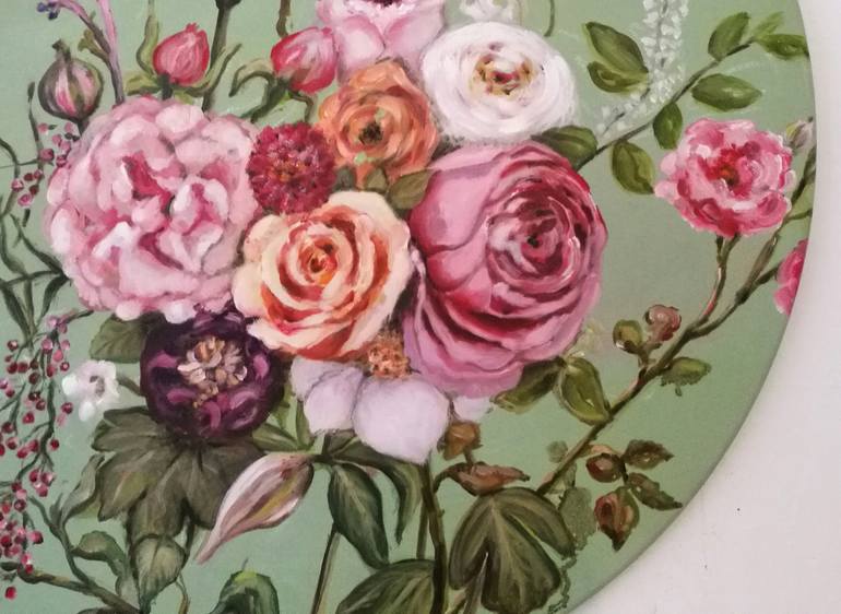 Original Fine Art Floral Painting by Valeria Pesce
