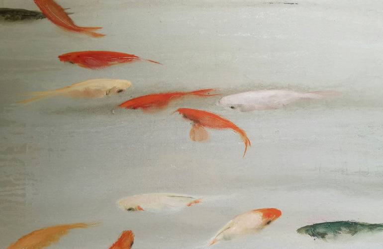 Original Fine Art Fish Painting by Valeria Pesce