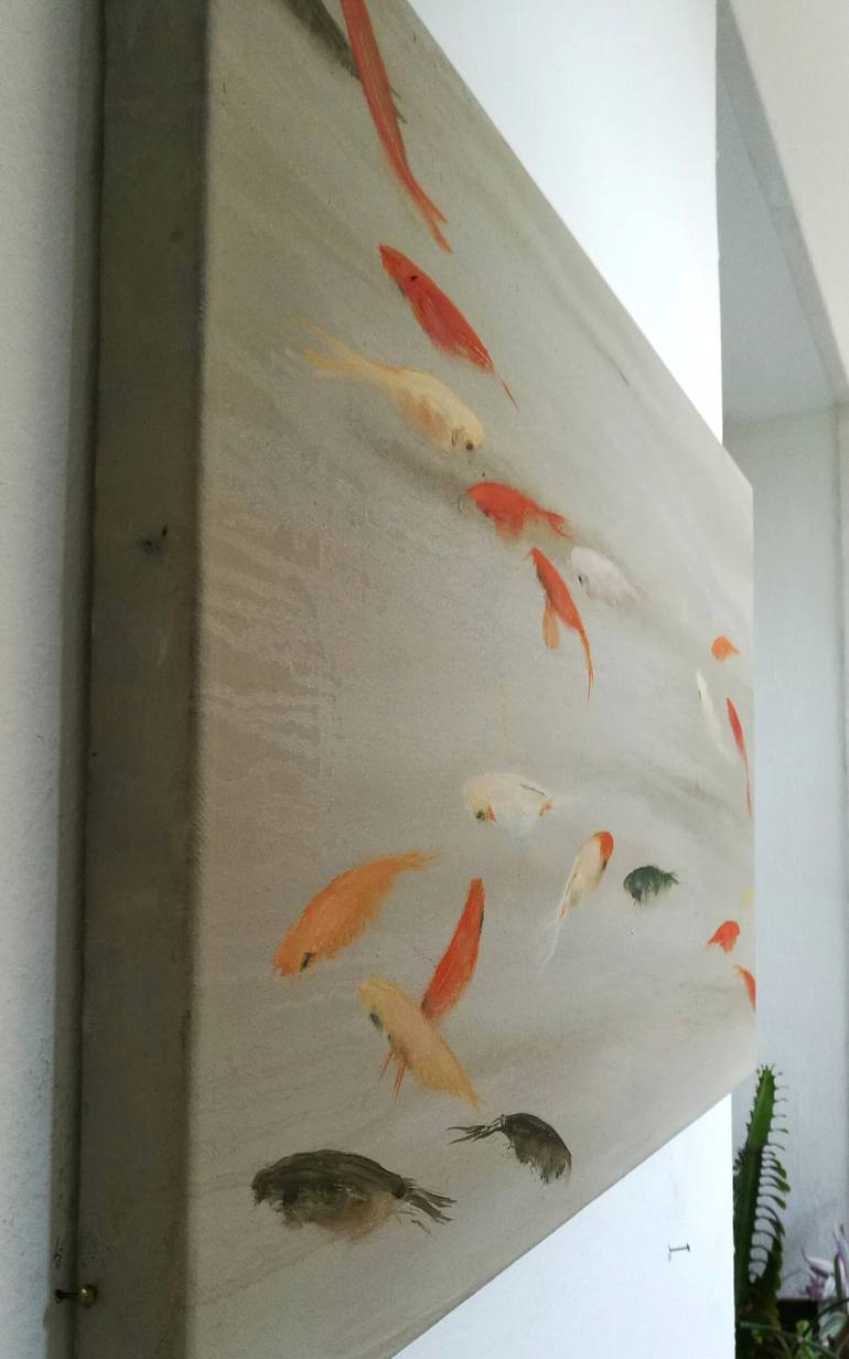 Original Fine Art Fish Painting by Valeria Pesce