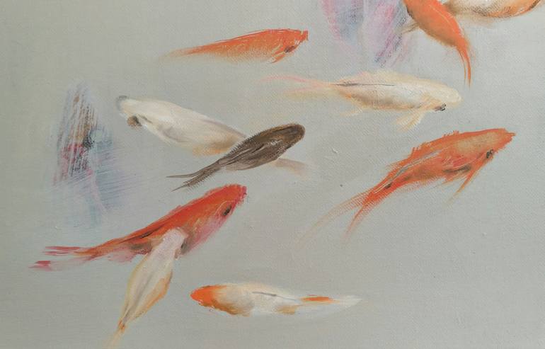 Original Fine Art Fish Painting by Valeria Pesce