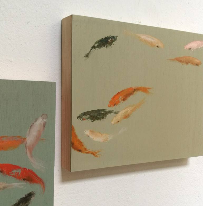 Original Fine Art Fish Painting by Valeria Pesce