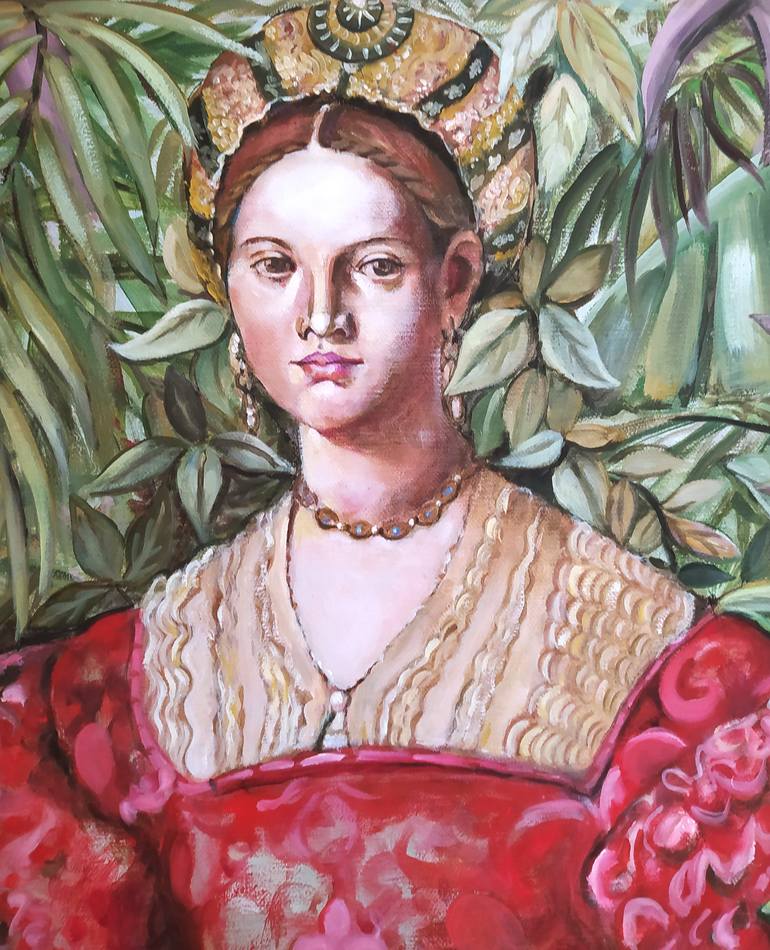 Original Figurative People Painting by Valeria Pesce