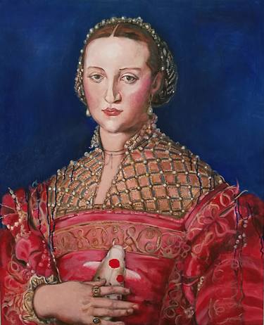 Lady Eleonora da Toledo con pez Koi en la mano thumb