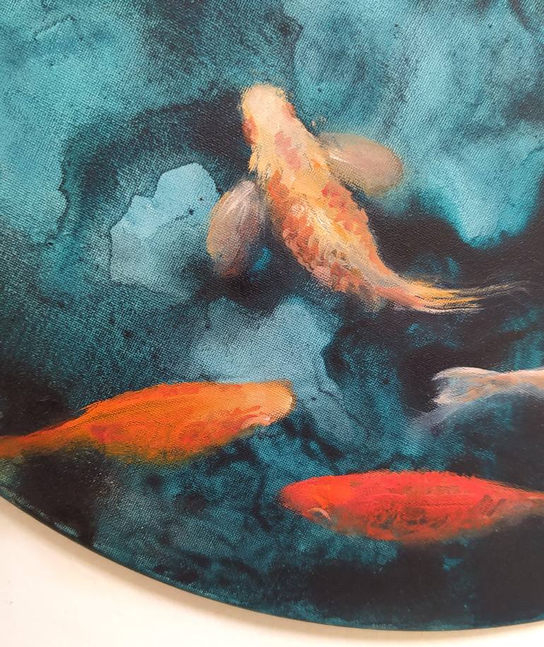 Original Fine Art Fish Painting by Valeria Pesce