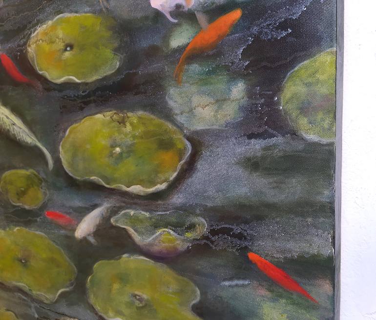 Original Fine Art Fish Painting by Valeria Pesce