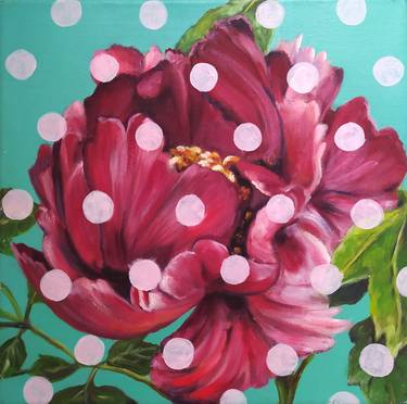 Original Floral Paintings by Valeria Pesce