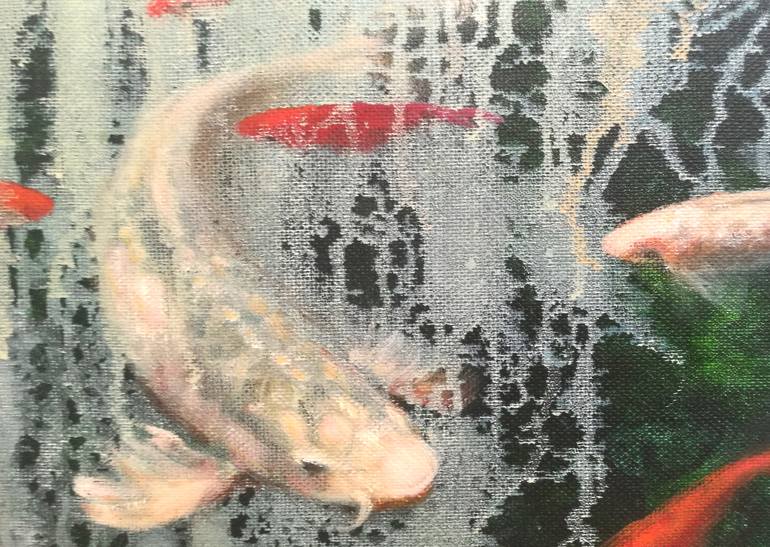 Original Fine Art Fish Painting by Valeria Pesce