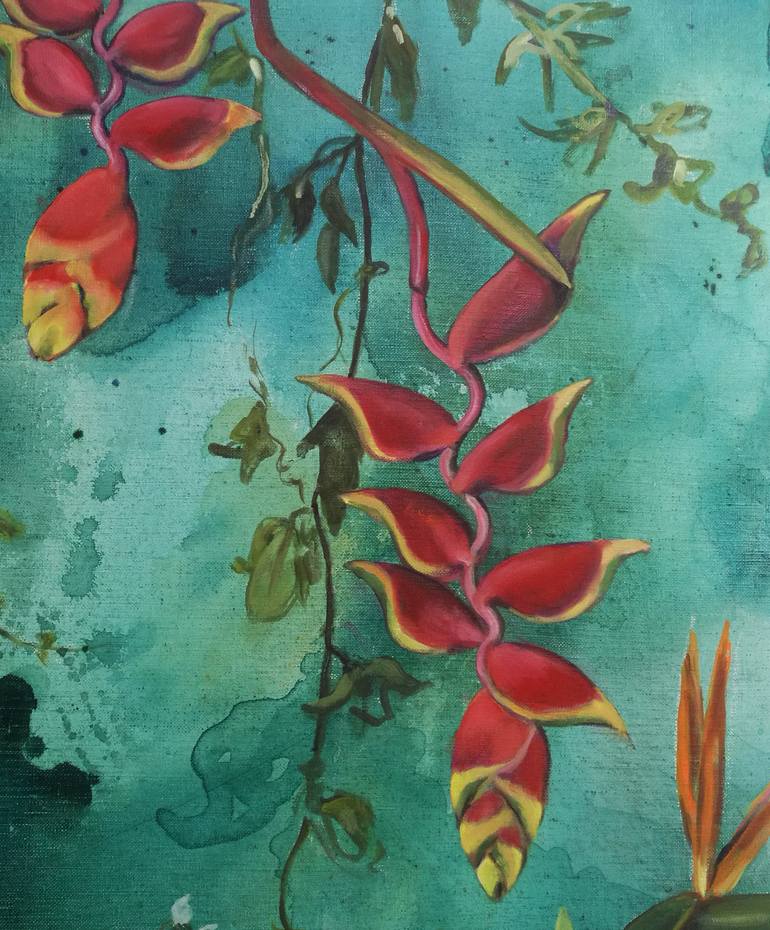 Original Fine Art Floral Painting by Valeria Pesce