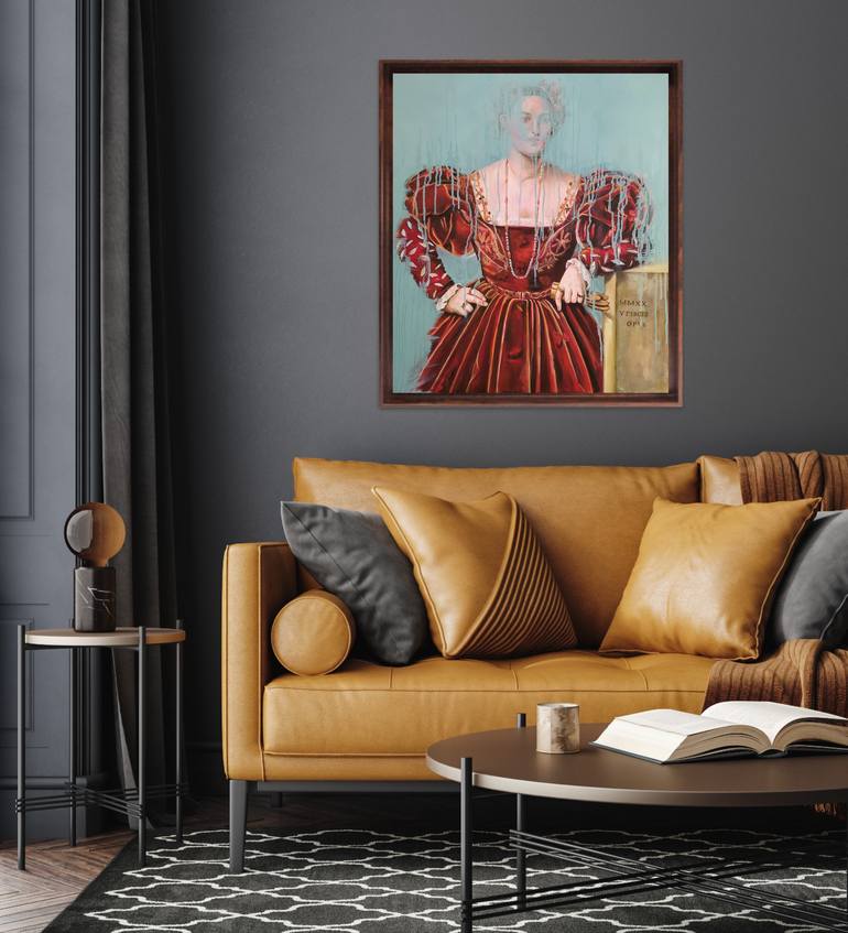 Original Figurative Fashion Painting by Valeria Pesce