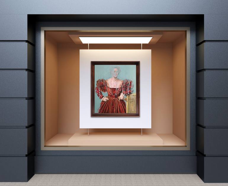 Original Figurative Fashion Painting by Valeria Pesce