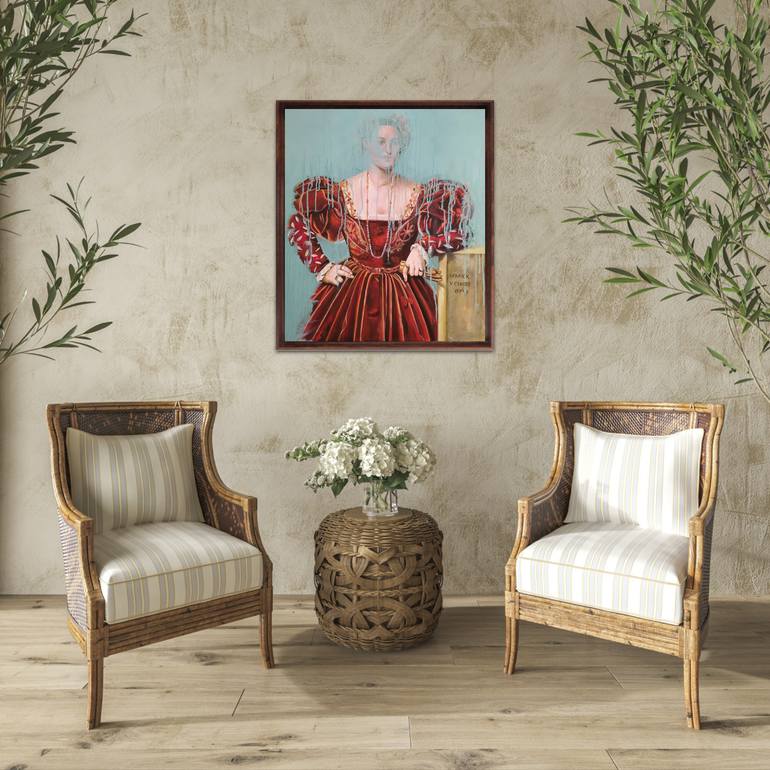 Original Figurative Fashion Painting by Valeria Pesce