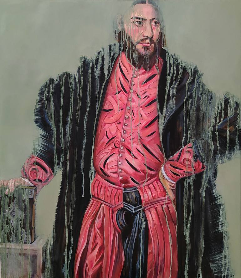 Original Figurative Fashion Paintings by Valeria Pesce