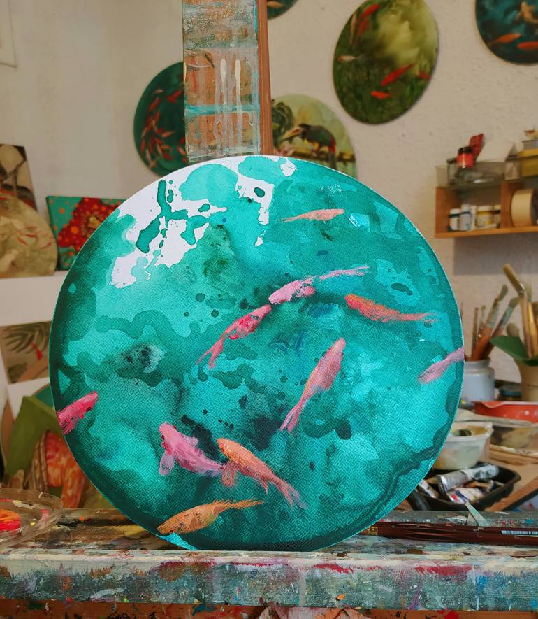Original Figurative Animal Painting by Valeria Pesce