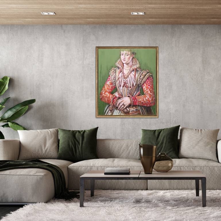 Original Figurative People Painting by Valeria Pesce