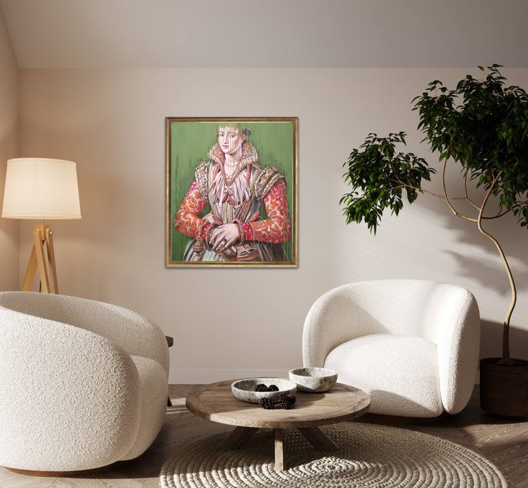 Original Figurative People Painting by Valeria Pesce