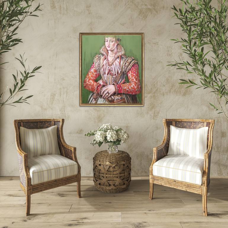 Original Figurative People Painting by Valeria Pesce