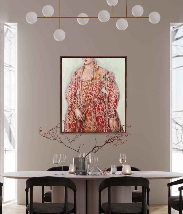 Original Figurative People Painting by Valeria Pesce