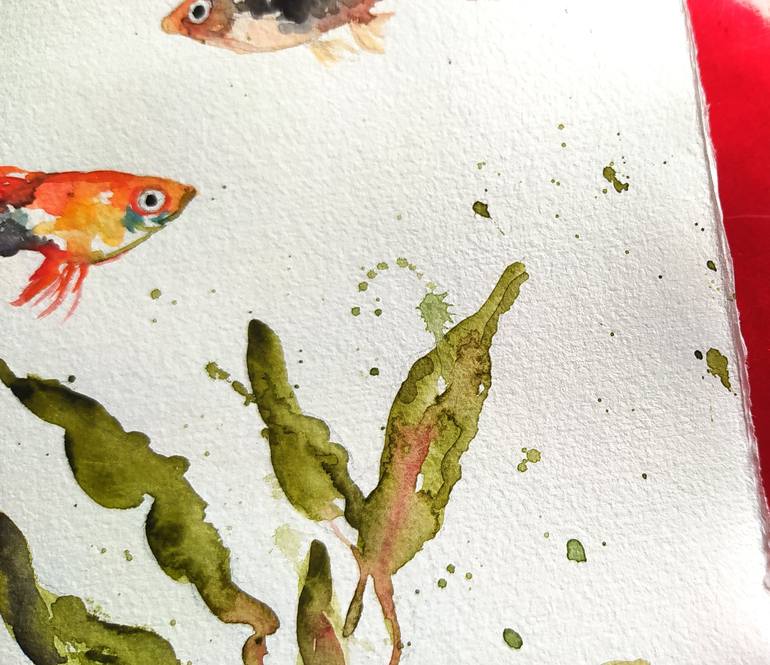 Original Fish Painting by Valeria Pesce