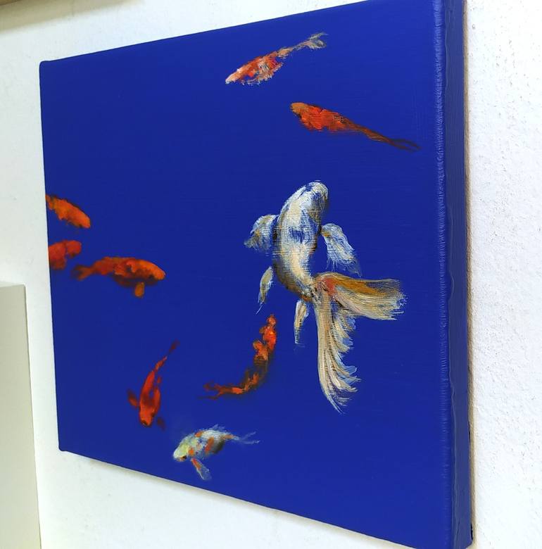 Original Figurative Fish Painting by Valeria Pesce