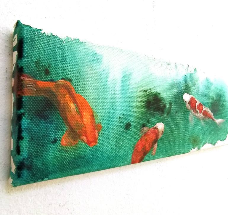 Original Figurative Fish Painting by Valeria Pesce