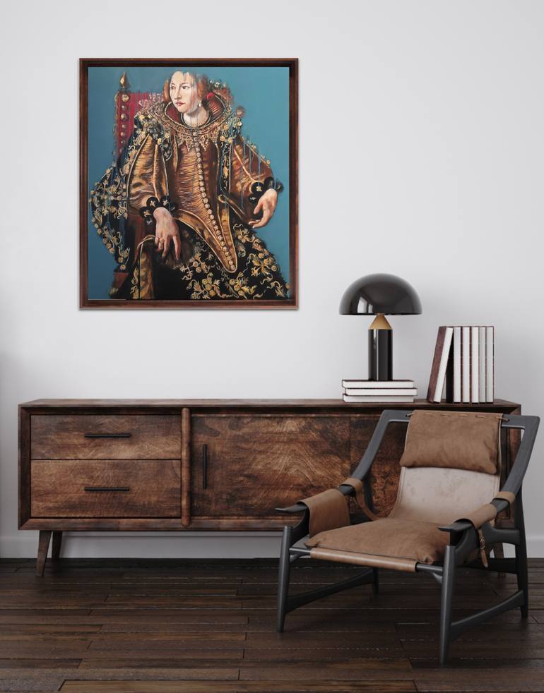 Original Figurative People Painting by Valeria Pesce