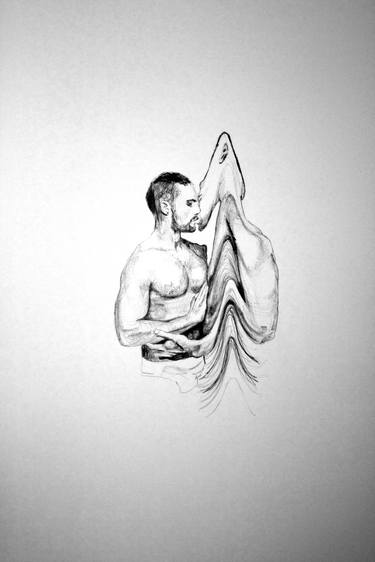 Original Body Drawing by Albert Bonay