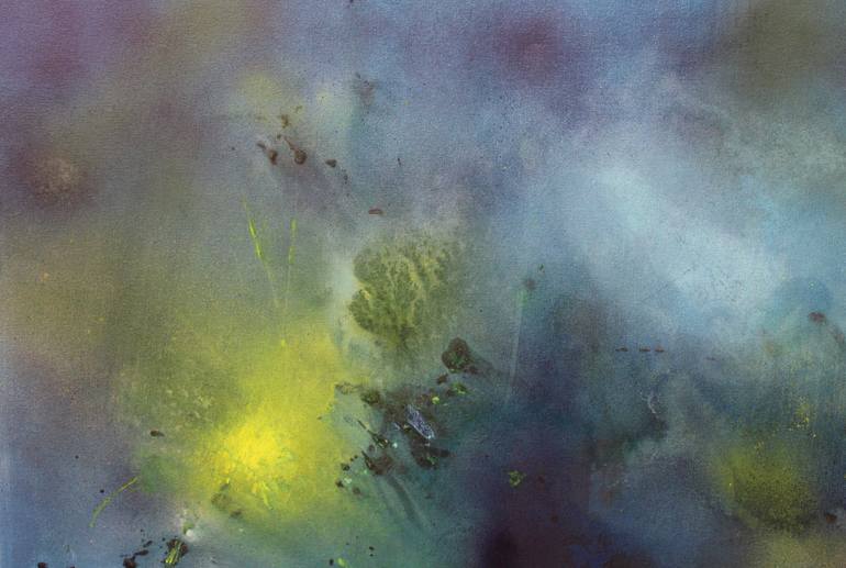 Original Abstract Expressionism Abstract Painting by Frank Selen