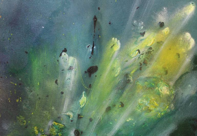 Original Abstract Expressionism Abstract Painting by Frank Selen