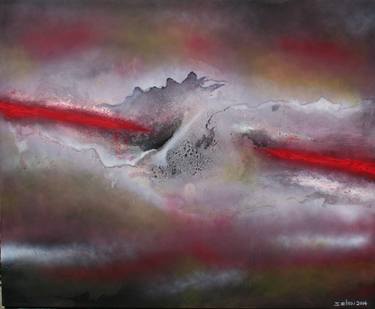 Original Abstract Outer Space Paintings by Frank Selen