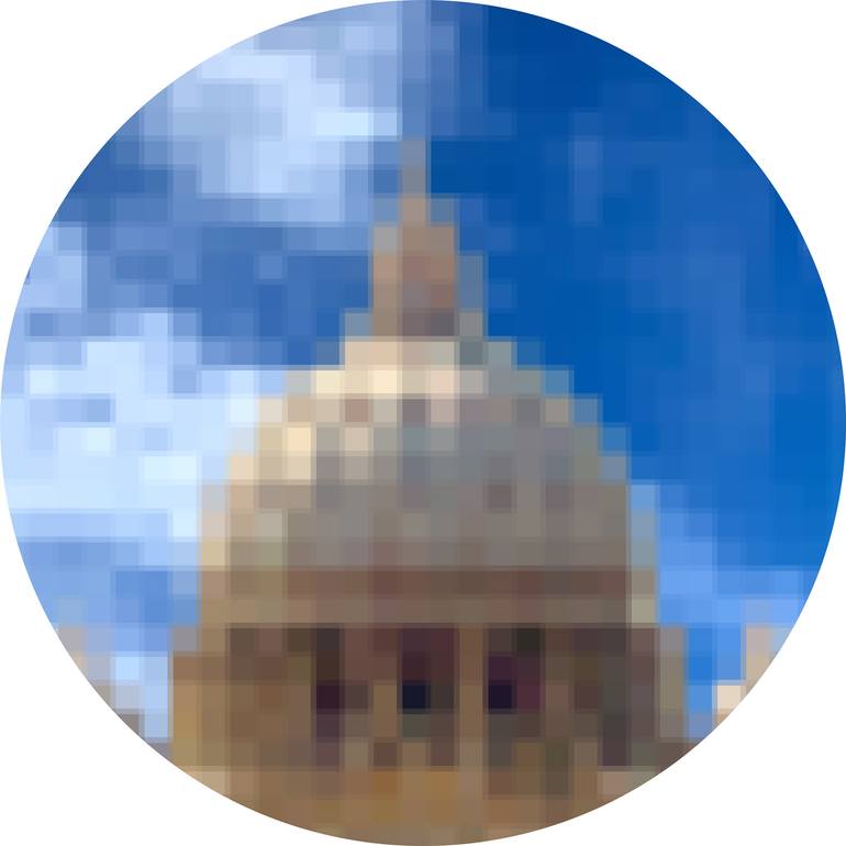 Original Abstract Landscape Sculpture by Alessandro Nesci