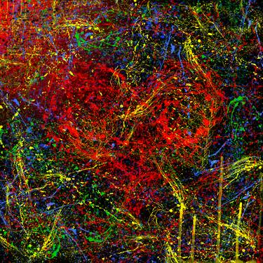 Original Abstract Love Digital by Alessandro Nesci