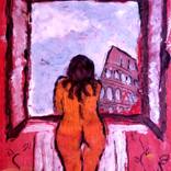 At the window - (Cul-ass-eum) Nude erotic girl, digital by Alessandro Nesci