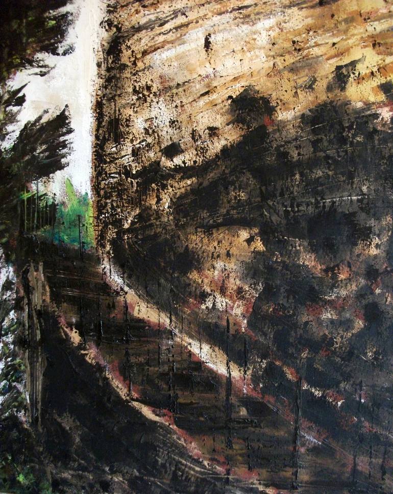 Original Expressionism Landscape Painting by Alessandro Nesci
